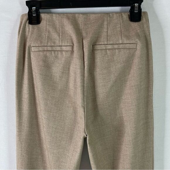 LOFT Herringbone High Waist Slim Pants (Oatmeal Melange) - 0 - Picture 7 of 12